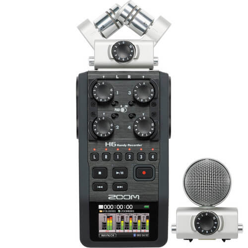 Zoom H6 - 4 Channel Recorder